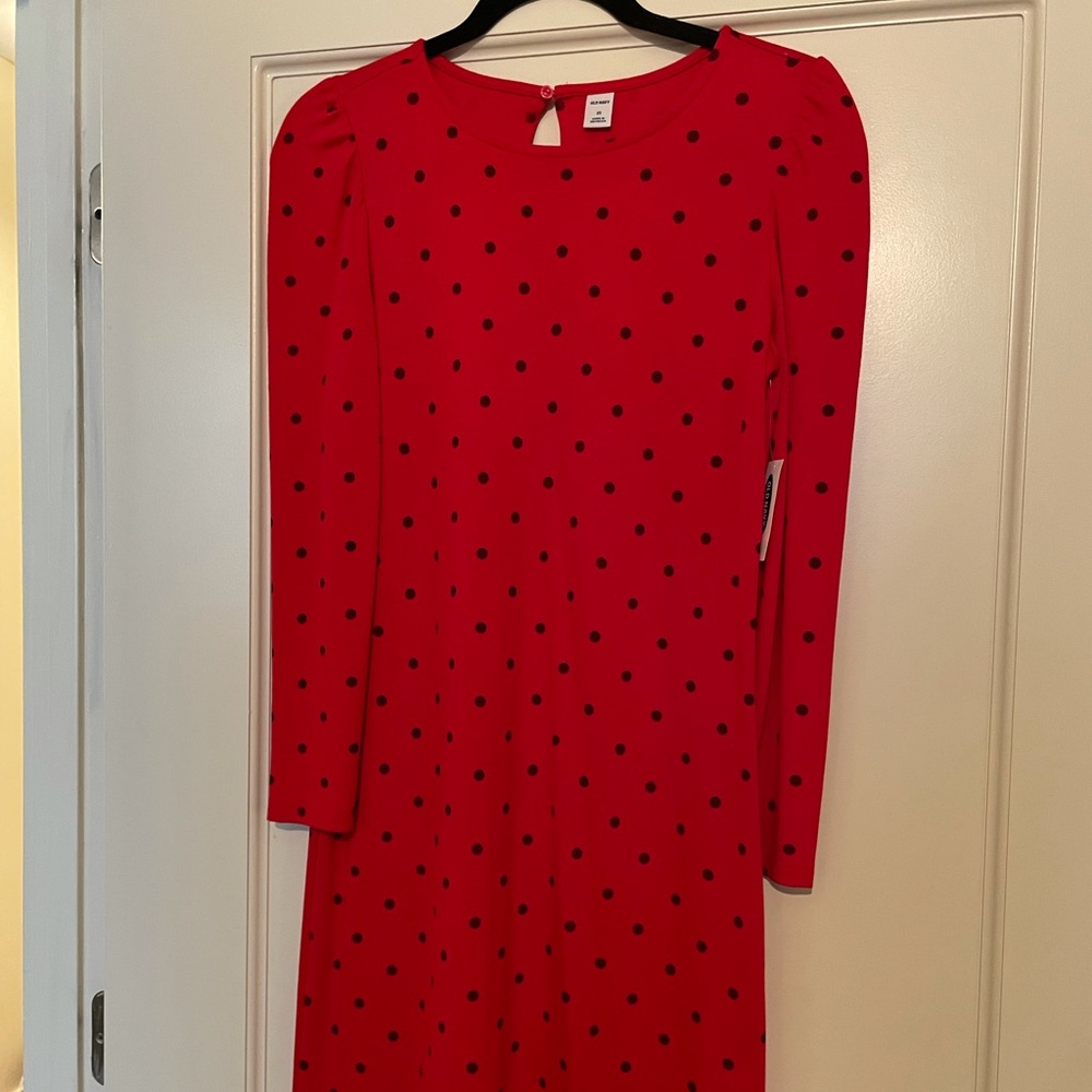 NWT XS classy red holiday dress.